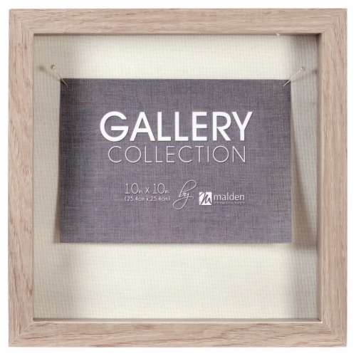 Malden Gallery Collection Shadowbox Frame - Gray Perspective: front