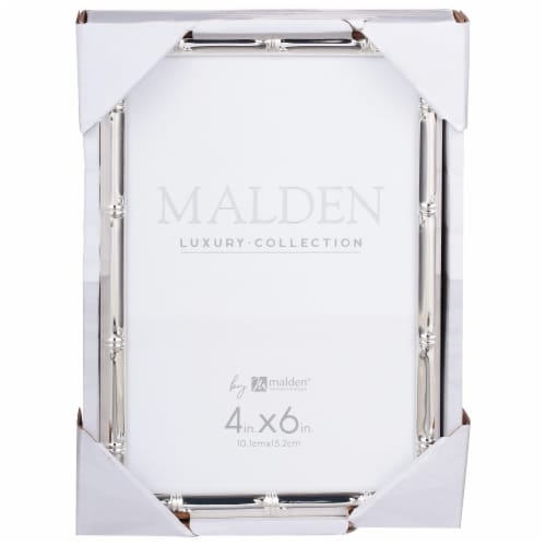 Malden Luxury Collection Picture Frame - Bamboo Silver Perspective: front