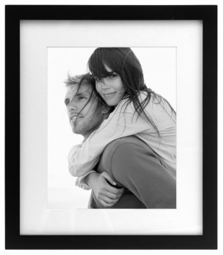 Malden Matte Linear Picture Frames - Black Perspective: front