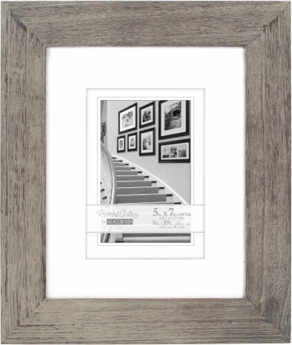 Malden Manhattan 8 x 10 Mat Picture Frame - Gray Perspective: front