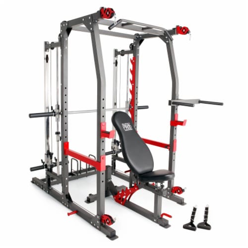 Marcy Pro Smith Machine Weight Bench Home Gym Total Body Workout Training  System, 1 Piece - Kroger