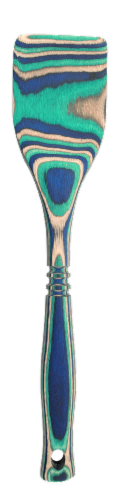 Island Bamboo Peacock Pakka Spatula Perspective: front