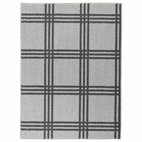 Garland Pure Plaid Cinder Accent Rug Perspective: front