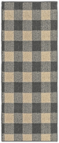 Garland Country Living Grey Runer Rug - 24x60 Perspective: front