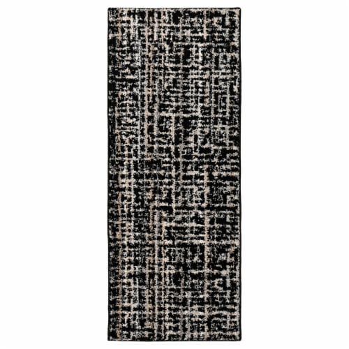 Garland Rug Rumba Runner - Black/Tan Perspective: front