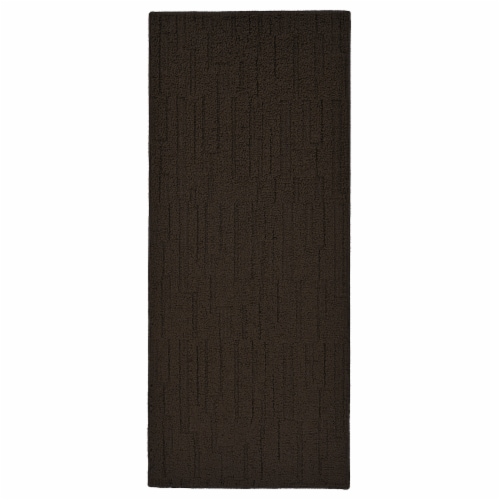 Garland Pixel Accent Rug 24 x 40, Chocolate Perspective: front