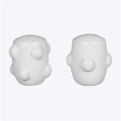 Youngs 21961 Ceramic Salt & Pepper Shakers - 2 Piece Perspective: front