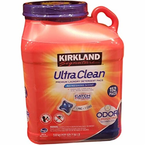 Kirkland signature Ultra Clean Laundry Pacs, 127 Ounce, 1 Ralphs