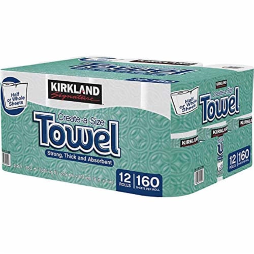 Kirkland Signature Premium Big Roll Paper Towels 12 roll 160