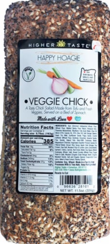 The Higher Taste Happy Hoagie Veggie Chicken Sandwich Perspective: front