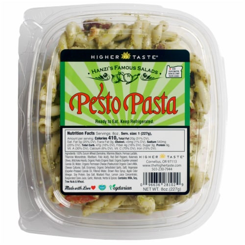 The Higher Taste Pesto Pasta Perspective: front