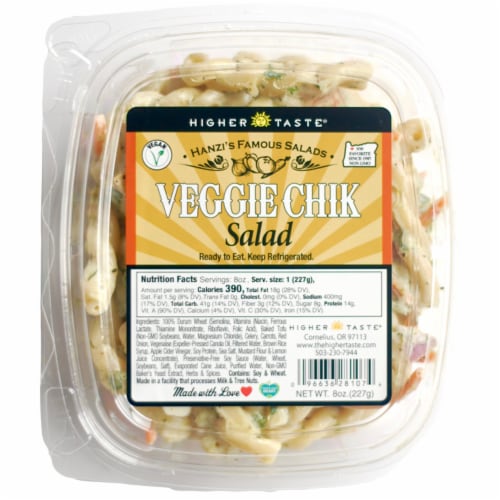 The Higher Taste Veggie Chik Salad Perspective: front