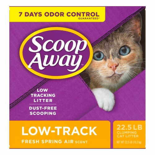 Scoop Away™ Low Track Clumping Fresh Spring Air Cat Litter Perspective: front