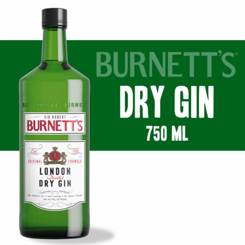 Burnett's London Dry Gin Perspective: front