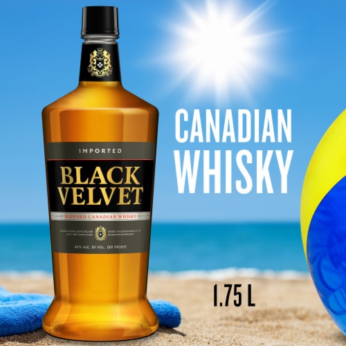 Black Velvet Aged 3 Years Canadian Whisky Perspective: front