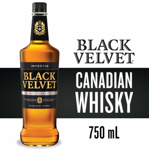 Black Velvet Aged 3 Years Canadian Whisky Perspective: front