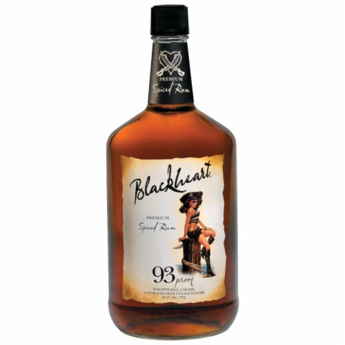 Blackheart Spiced Rum Perspective: front