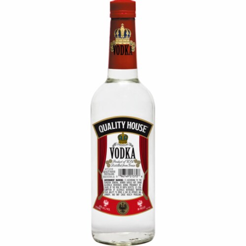 Quality House Vodka Perspective: front