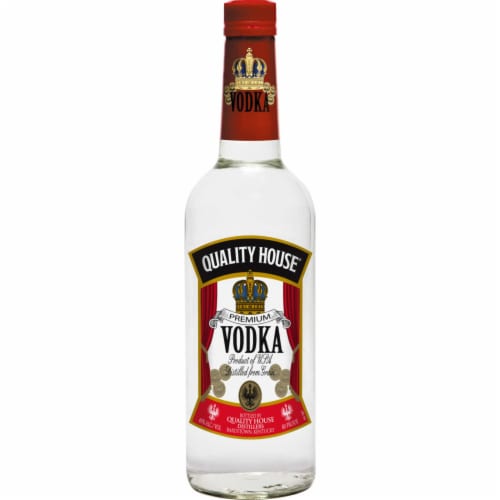 Quality House Vodka Perspective: front