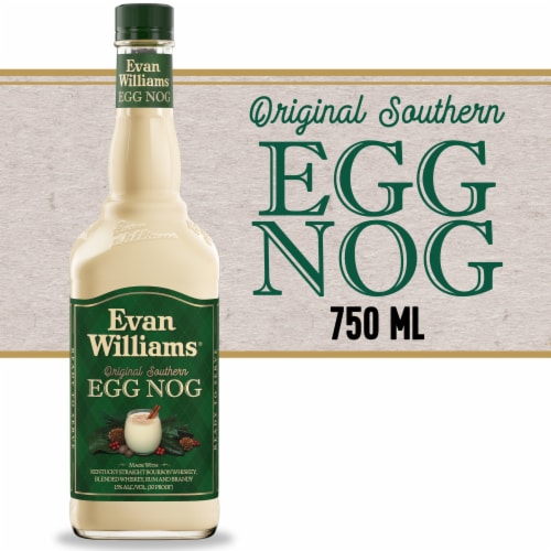 Evan Williams Original Southern Egg Nog Cocktail Perspective: front