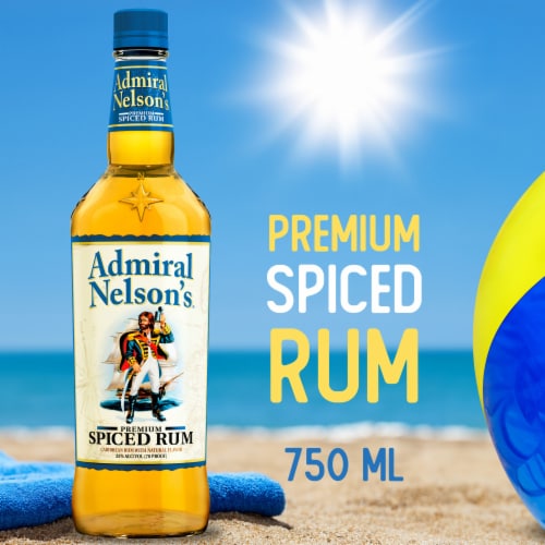 Admiral Nelson's Spiced Rum Perspective: front