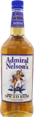 Admiral Nelson's Spiced Dark Rum Perspective: front