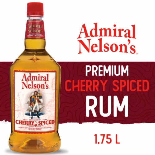 Admiral Nelson's Cherry Spiced Rum Perspective: front