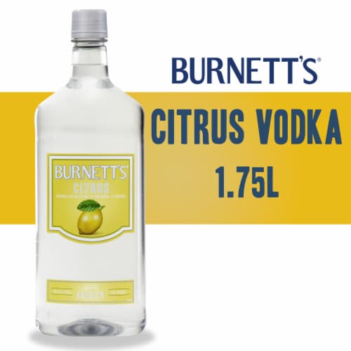Burnett's Citrus Flavored Vodka Perspective: front