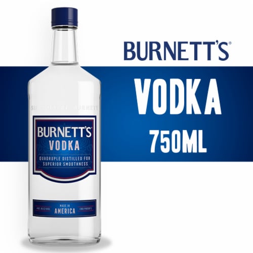 Burnett's Vodka Perspective: front