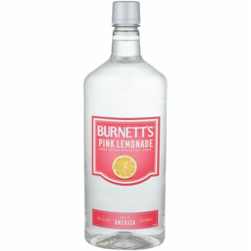 Burnett's Pink Lemonade Flavored Vodka Perspective: front
