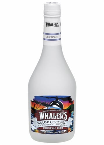 Whaler's Killer Coconut Flavor Original Rum Perspective: front
