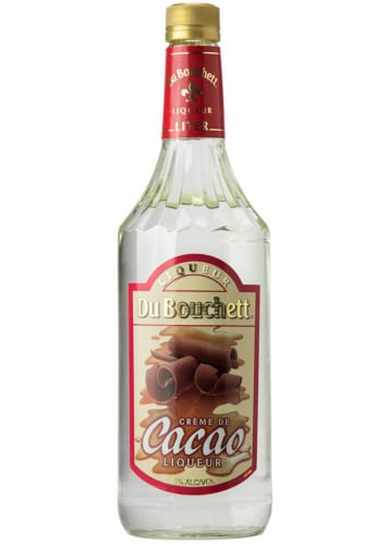 DuBouchett White Cocoa Liqueur Perspective: front