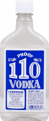 Heaven Hill 110 Proof Vodka Perspective: front