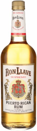 Ron Llave Supremo Puerto Rican Dark Rum Perspective: front