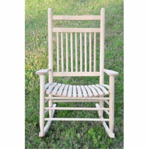 Beecham Swing 6998 Jumbo Dowel Back Wood Rocking Chair Perspective: front