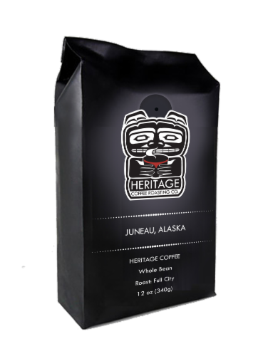 Heritage Coffee Roasting Co. Toasted Coconut Medium Roast Whole Bean Coffee Perspective: front
