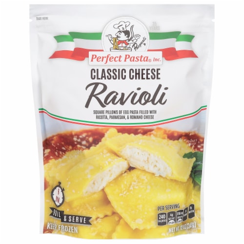 Perfect Pasta Cheese Ravioli Perspective: front