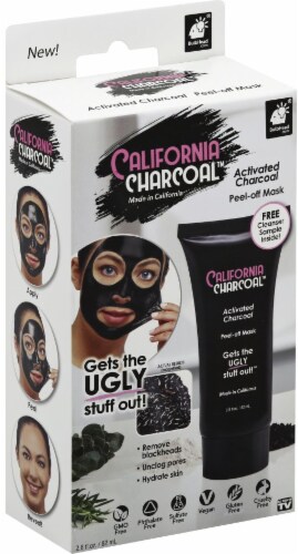 California Charcoal Peel-Off Mask - Black Perspective: front
