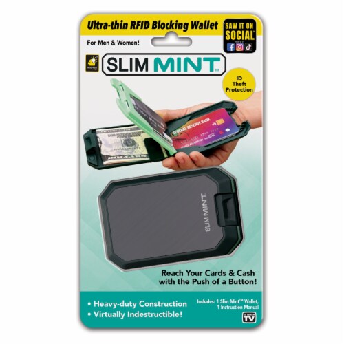 Slim Mint™ Wallet Perspective: front