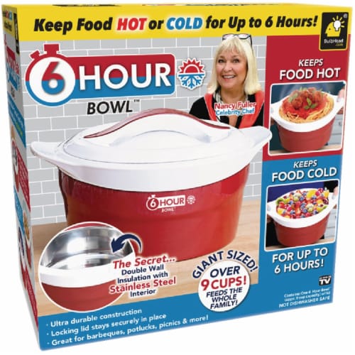 As Seen on TV 6 Hour Bowl - Red, 1 ct - Jay C Food Stores