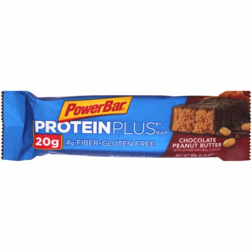 PowerBar Chocolate Peanut Butter Protein Energy Bars Perspective: front