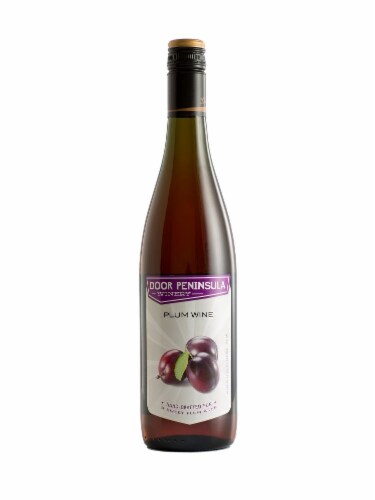 Door Peninsula Winery Plum Wisconsin Wine Perspective: front