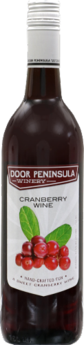 Door Peninsula Winery Cranberry Wine Perspective: front