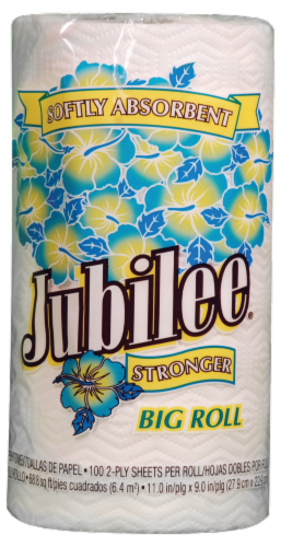 Jubilee 2 Ply Paper Towels Big Roll Perspective: front
