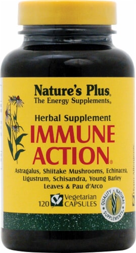 Nature's Plus Immune Action Capsules Perspective: front