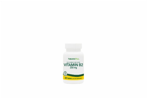 Natures Plus Vitamin B-2 Sustained Release Tablets 250mg Perspective: front