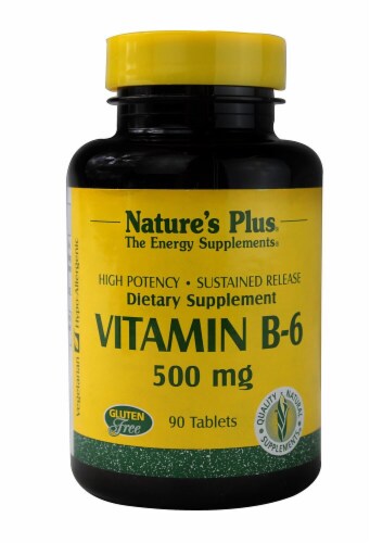 Nature's Plus Vitamin B-6 Dietary Supplement Perspective: front