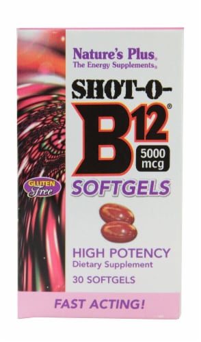 Nature's Plus  Shot-O-B12® Perspective: front