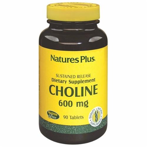 Natures Plus Choline 600mg Perspective: front
