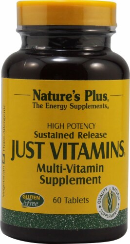 Nature's Plus  Just Vitamins Perspective: front